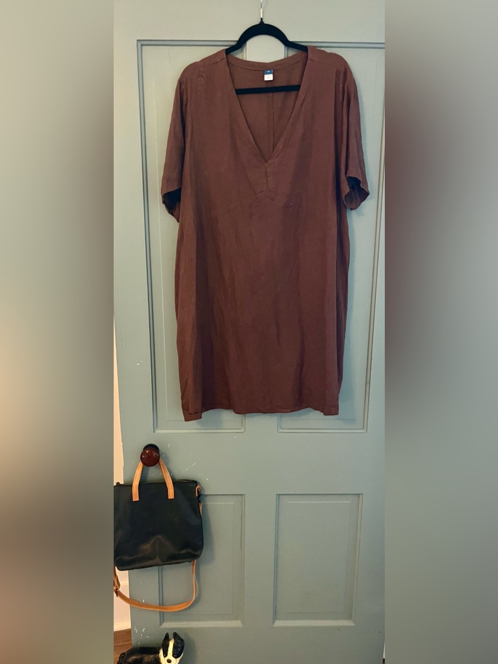 Old Navy Rust Brown V-Neck Tunic